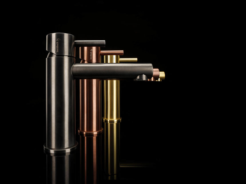Herzbach Design iX mit PVD-Beschichtung black - cooper - brass